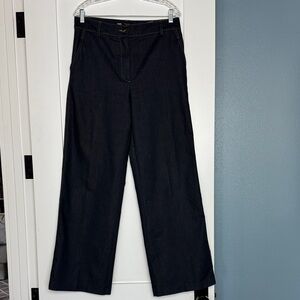 Wide Leg denim color Trousers